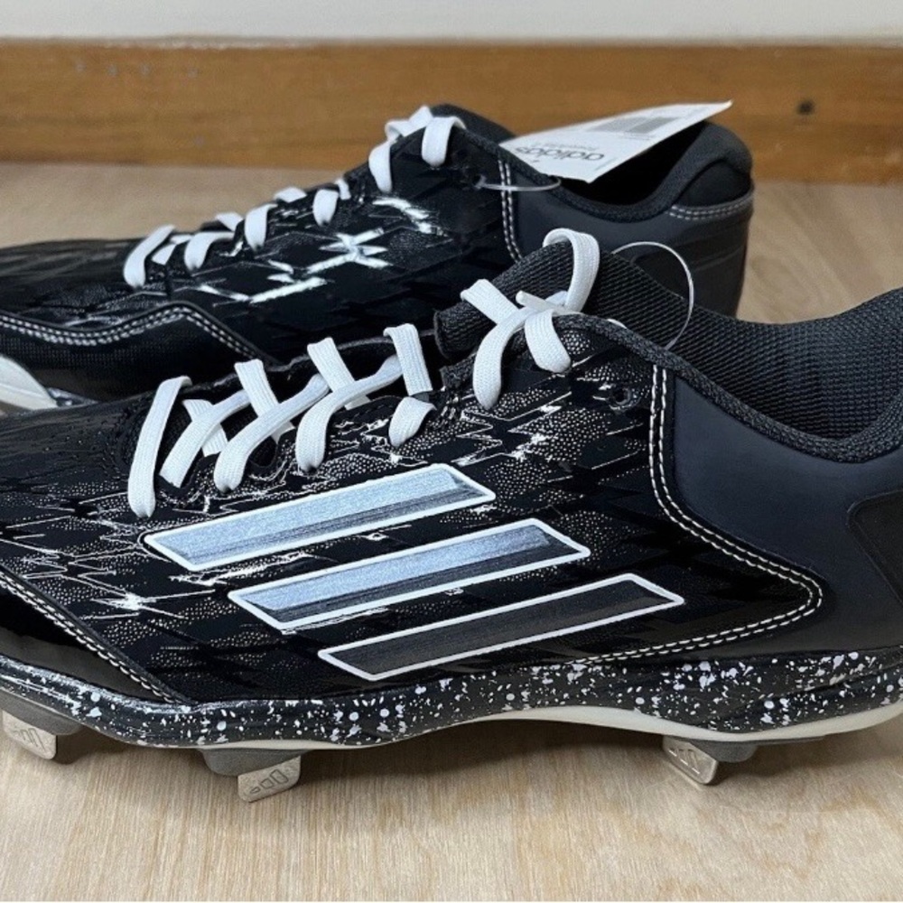 NWB Adidas Men's PowerAlley 2 Metal Baseball Cleats Sz. 7